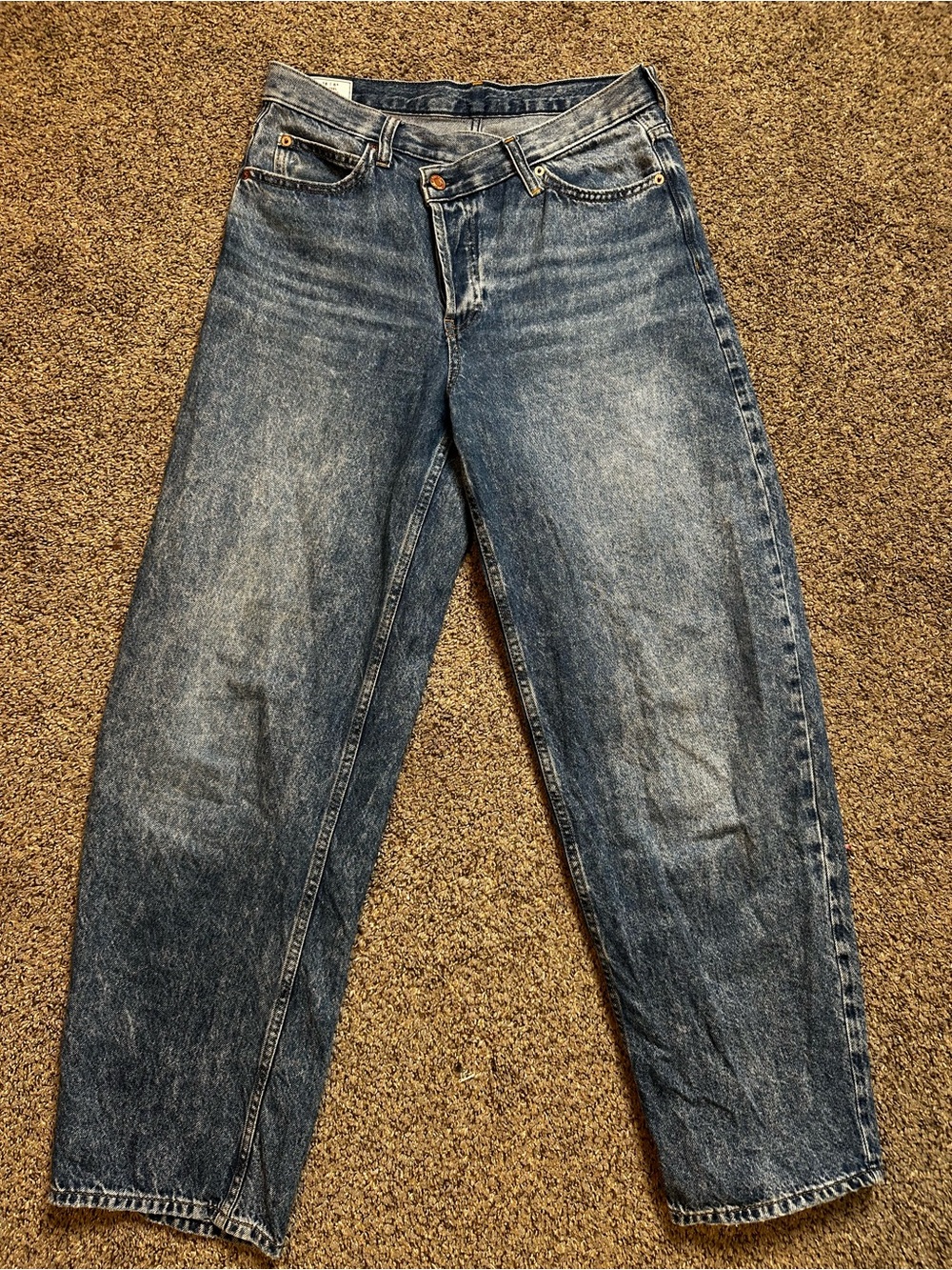 GAP BARREL JEANS SIZE 6 regular